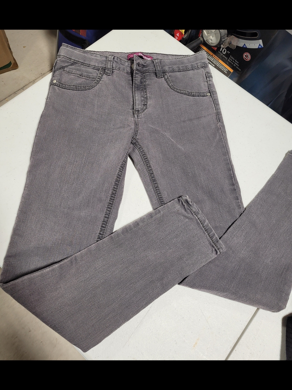 Epic Threads Kids' Gray Slim Stretch Jeans